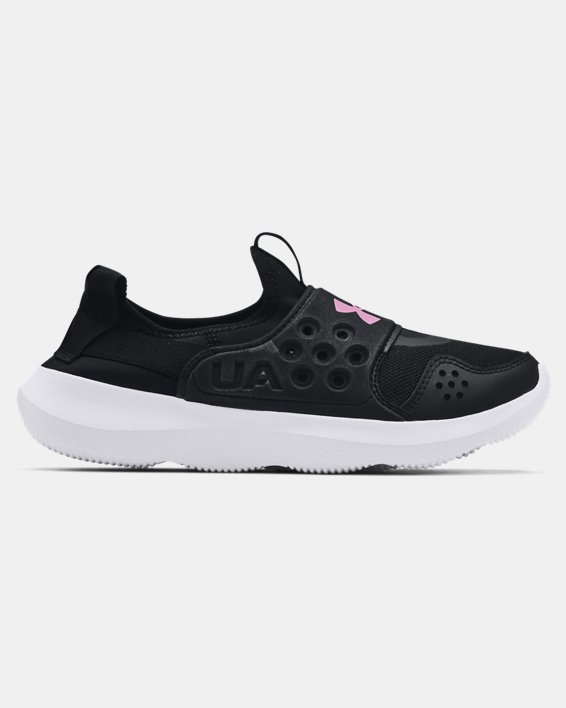 Girls' Grade School UA Runplay Running Shoes, Black, pdpMainDesktop image number 0